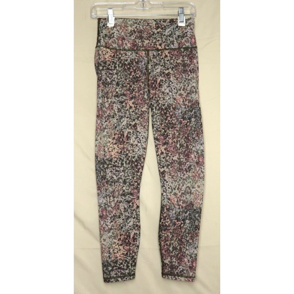 Fabletics Powerhold Watercolor Printed Leggings 7/8 Length Women's Size Small - Picture 1 of 7